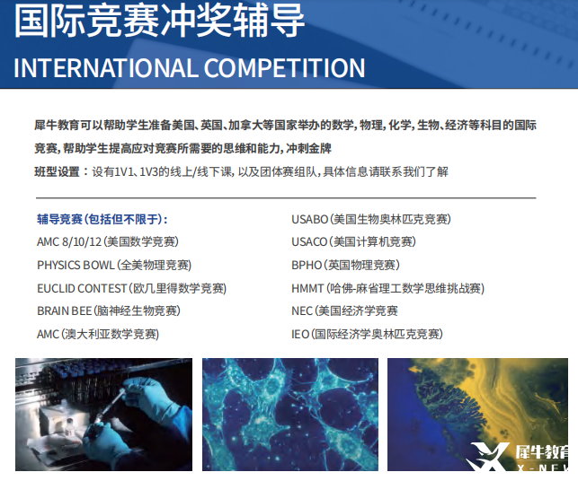 適合初中生參加的高含金量國際競賽都有哪些？