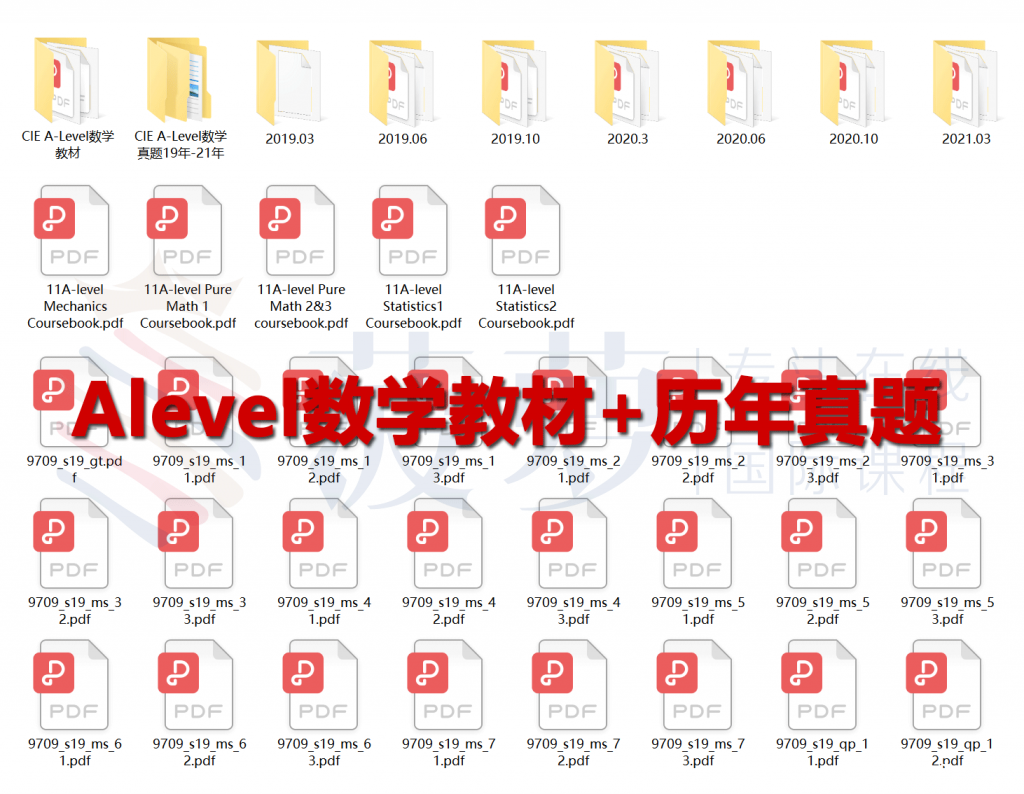 ALevel數學教材歷年真題