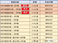 北京/上海AMC10競(jìng)賽培訓(xùn)班！