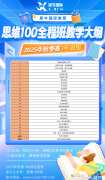 上海思維100輔導(dǎo)輔導(dǎo)班介紹！